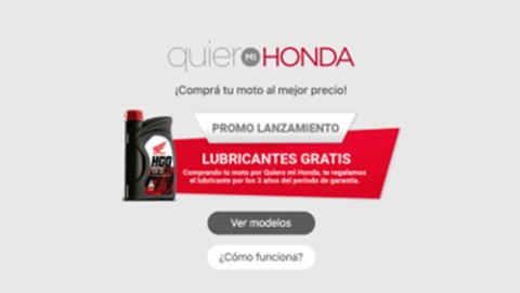 Honda lanza "Quiero mi Honda"