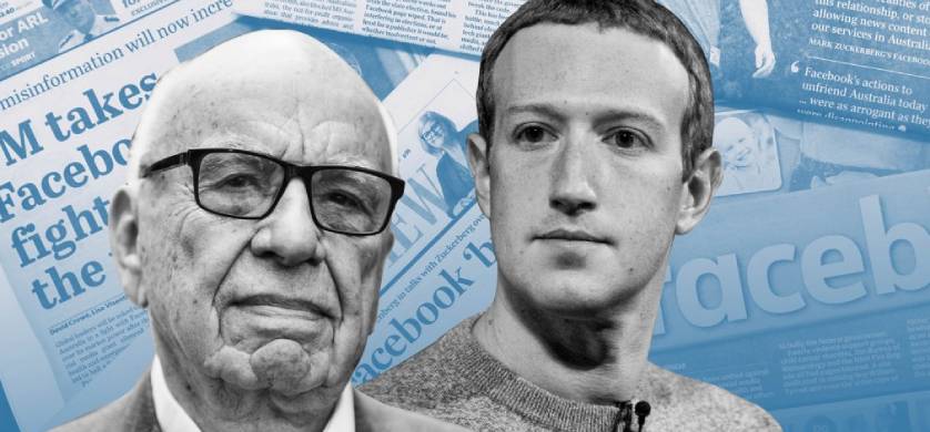 Australia: Facebook pagará por las noticias al grupo mediático de Rupert Murdoch