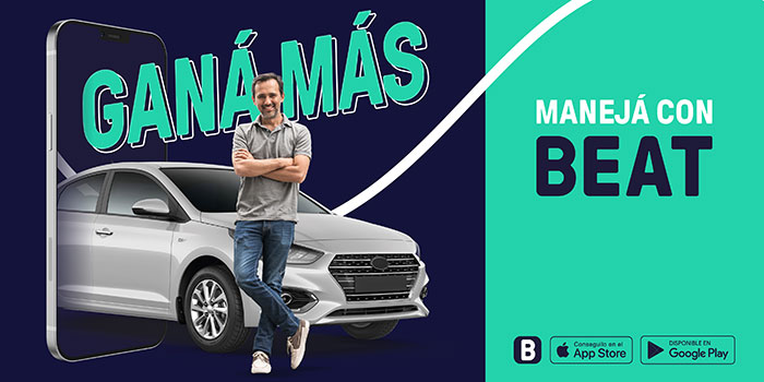 "Abrile la puerta a Beat", la nueva campaña de la app de movilidad