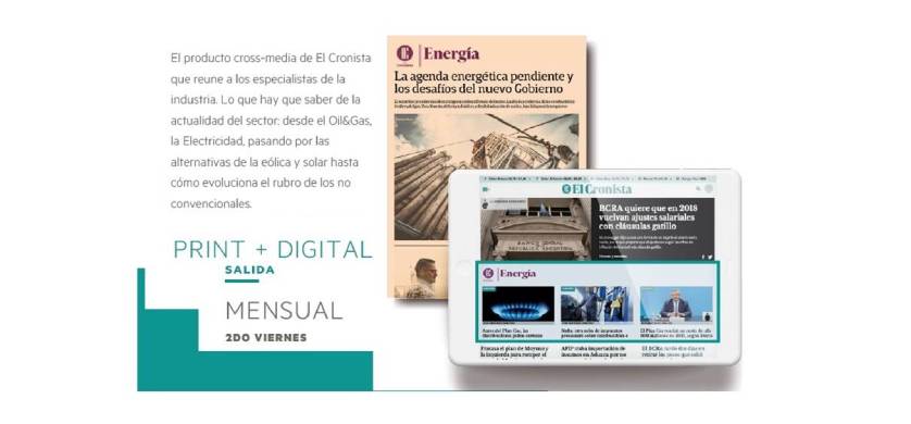 El Cronista lanza su suplemento sobre energía