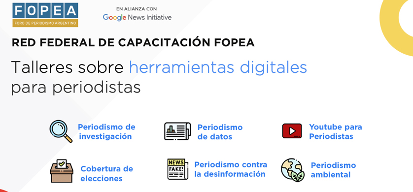 Google Argentina y Fopea inician su ciclo de capacitaciones federales
