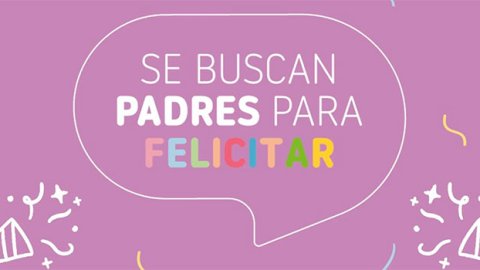 “Se buscan padres para felicitar”, la nueva campaña de Padre Group y Smileat