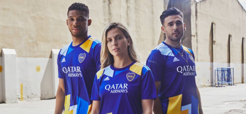 Con una campaña en redes, Adidas presentó la tercera camiseta de Boca Juniors