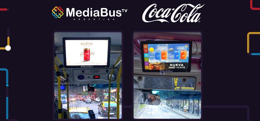 La nueva campaña de Coca Cola Coffee en MediaBusTV