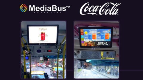 La nueva campaña de Coca Cola Coffee en MediaBusTV