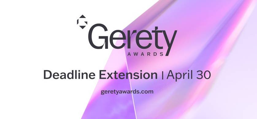 Gerety Awards prolonga su deadline hasta el 30 de abril