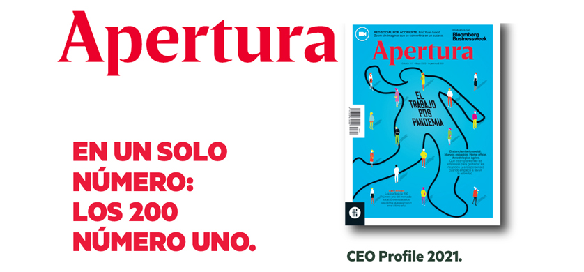 CEO Profile 2021 en la edición de mayo de Apertura