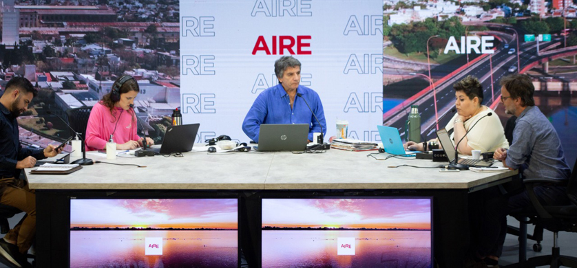 AIRE desde el teatro, un ejemplo del futuro de los medios en Santa Fe