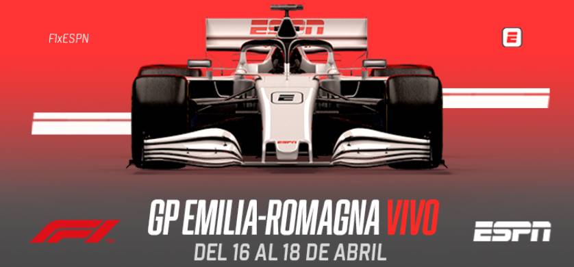 ESPN transmite en vivo el GP de Imola de F1
