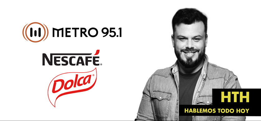 Nescafé Dolca se suma a Metro 95.1