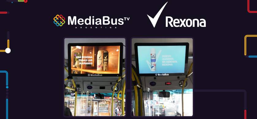 Unilever se sumó a MediaBus TV con las nuevas campañas de Rexona