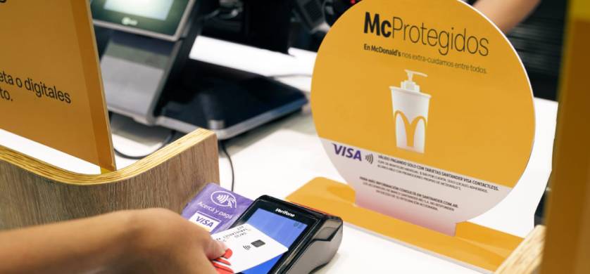 Arcos Dorados y Visa lanzan Contactless en los locales de McDonald's