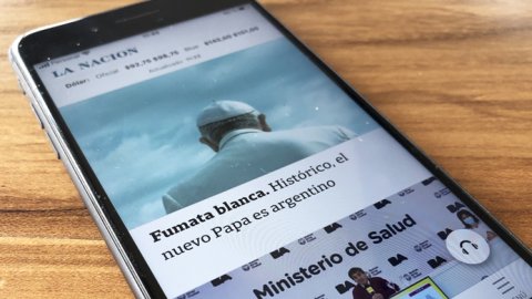 Grito/TBWA puso una noticia vieja en la home de La Nación