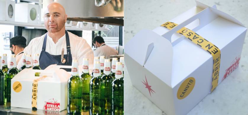 Stella Artois lanza una nueva botella junto a Germán Martitegui