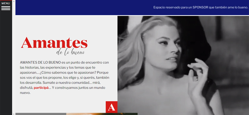 Nació “Amantes de lo bueno”, un proyecto para seniors hecho por seniors