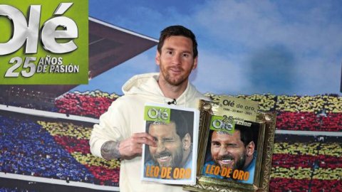 Con una entrevista exclusiva a Lionel Messi, Olé festeja su 25 Aniversario