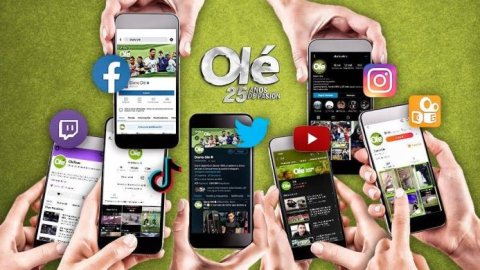 Olé se sumó al podio mundial de seguidores en las redes sociales