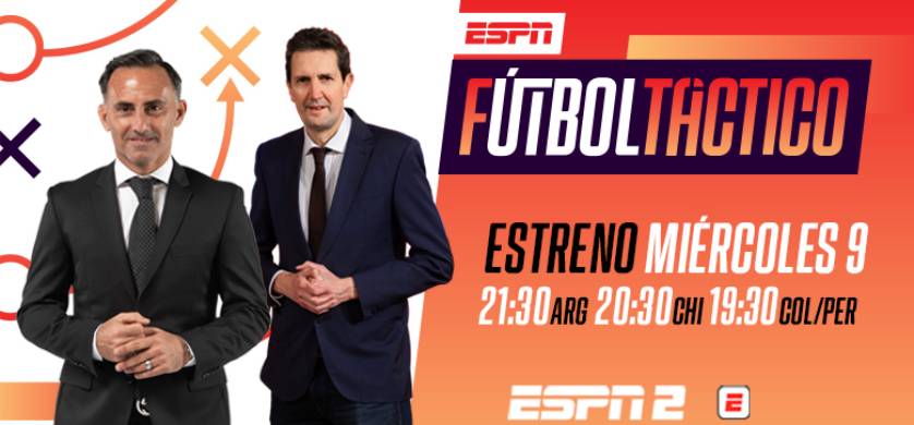 ESPN Fútbol Táctico, el nuevo programa con Latorre y Simón