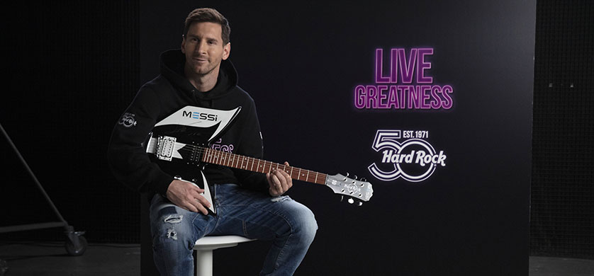 Hard Rock Café® celebra su 50 aniversario anunciando una alianza con Lionel Messi