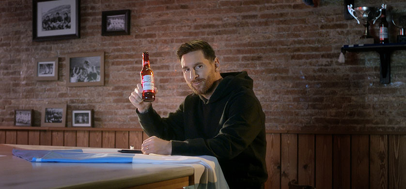 Budweiser estrena nuevo comercial junto a Lionel Messi