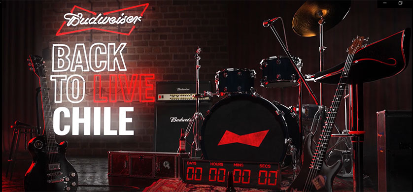 Back to Live, primera campaña global de VMLY&R Chile para Budweiser