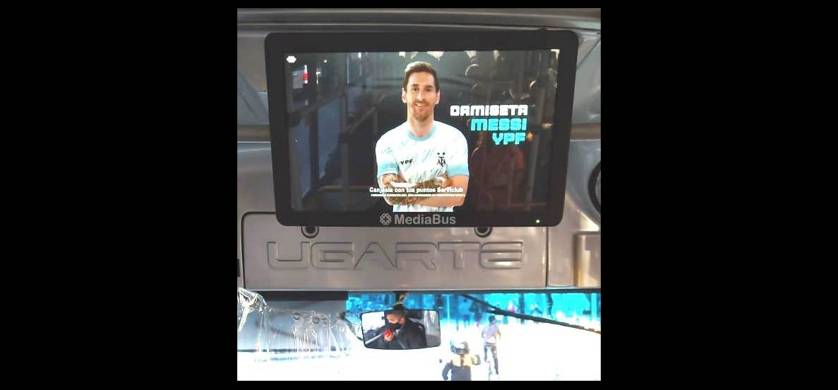 MediaBusTV sumó la campaña “Llevate la camiseta de Messi YPF”