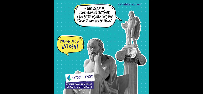 "Preguntale a Satoshi", la nueva campaña de VERA/DM para SatoshiTango