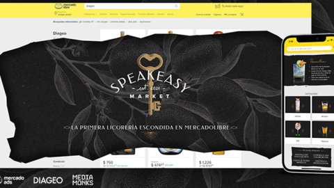 México: Mercado Libre y Diageo abren el primer bar virtual escondido en un marketplace