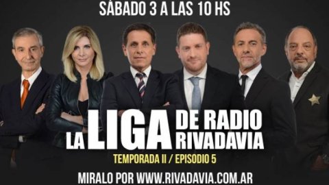 Radio Rivadavia pone al aire el quinto episodio de “La Liga de Radio Rivadavia”