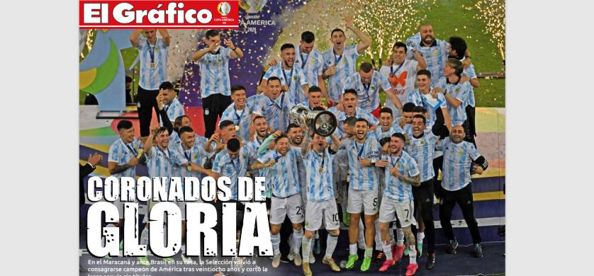 El Gráfico armó una edición especial de Argentina campeón