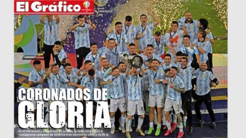 El Gráfico armó una edición especial de Argentina campeón