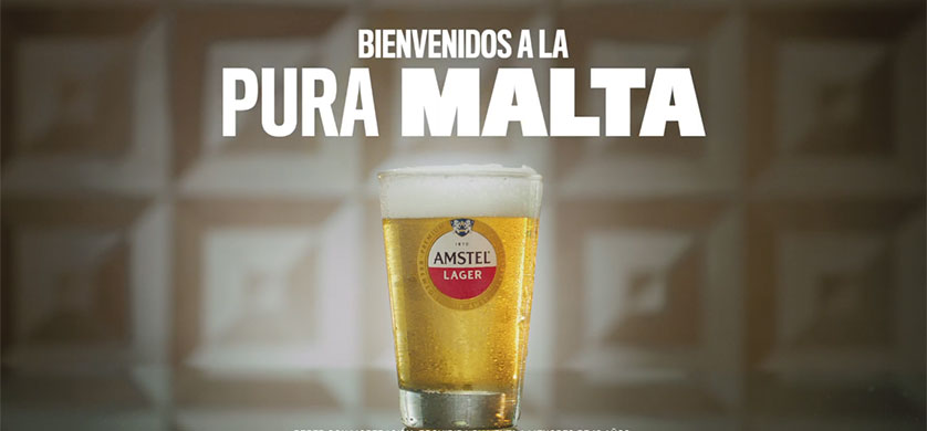 "Bienvenidos a la Pura Malta", la nueva campaña de Amstel