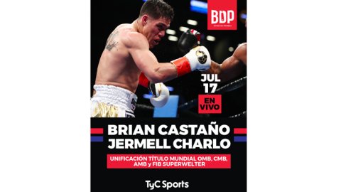 Castaño vs. Charlo la pelea del año en TyC Sports