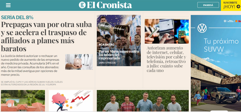 El Grupo América finalizó la compra de El Cronista