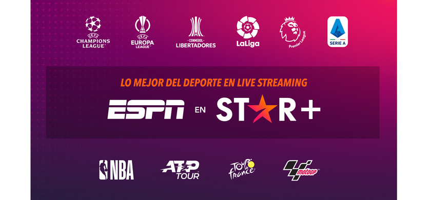Star+ suma el contenido deportivo de ESPN a su grilla