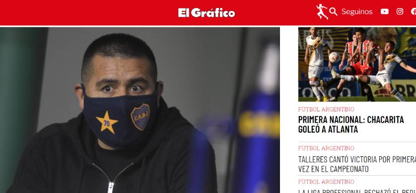 El Gráfico relanza su página web con contenido de actualidad e imágenes históricas