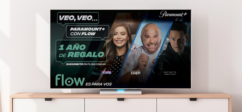 Flow incorpora Paramount+ a su plataforma