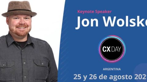 Jon Wolske será uno de los Keynotes Speakers del CX Day Argentina 2021