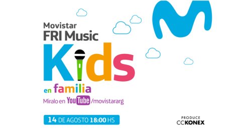 Llega el Movistar Fri Music Kids para festejar el mes de la infancia