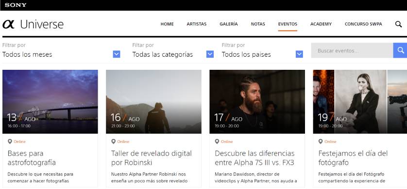 Sony presenta Alpha Academy, un espacio para los apasionados del video y la fotografía