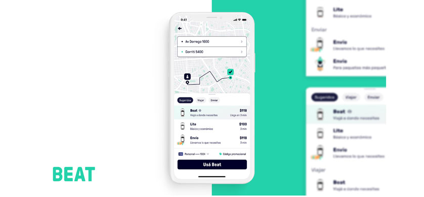 Beat rediseña la app de pasajeros para mejorar la experiencia al solicitar viajes
