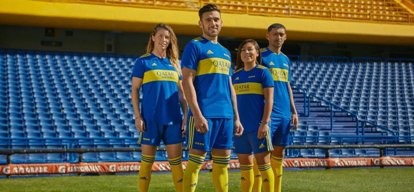 Adidas presentó la nueva camiseta titular de Boca Juniors
