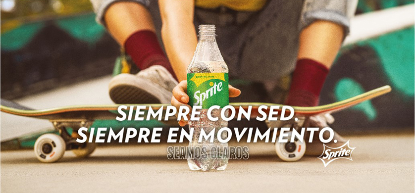 “Seamos Claros”, la versión local de la campaña global de Sprite