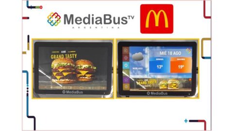 McDonald’s se sumó con su campaña a MediaBusTV