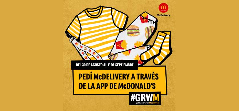 “Get Ready with McDelivery”, la campaña de McDonald’s para disfrutar en casa