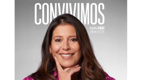 Viviana Rivero en la tapa de Convivimos