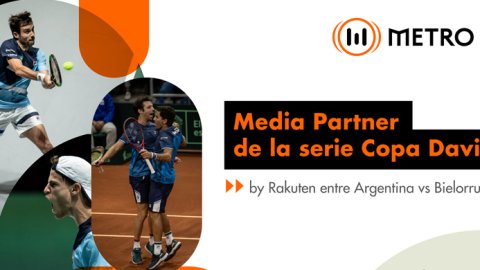 Metro 95.1 será la radio oficial del equipo argentino en la Copa Davis by Rakuten