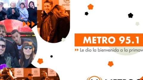 Metro 95.1 recibió a la primavera con una transmisión especial al aire libre