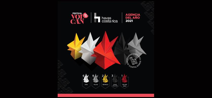 Havas Costa Rica fue elegida agencia del año en el Festival Volcán 2021