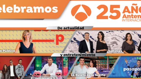 Antena 3 Internacional celebra 25 años en las Américas